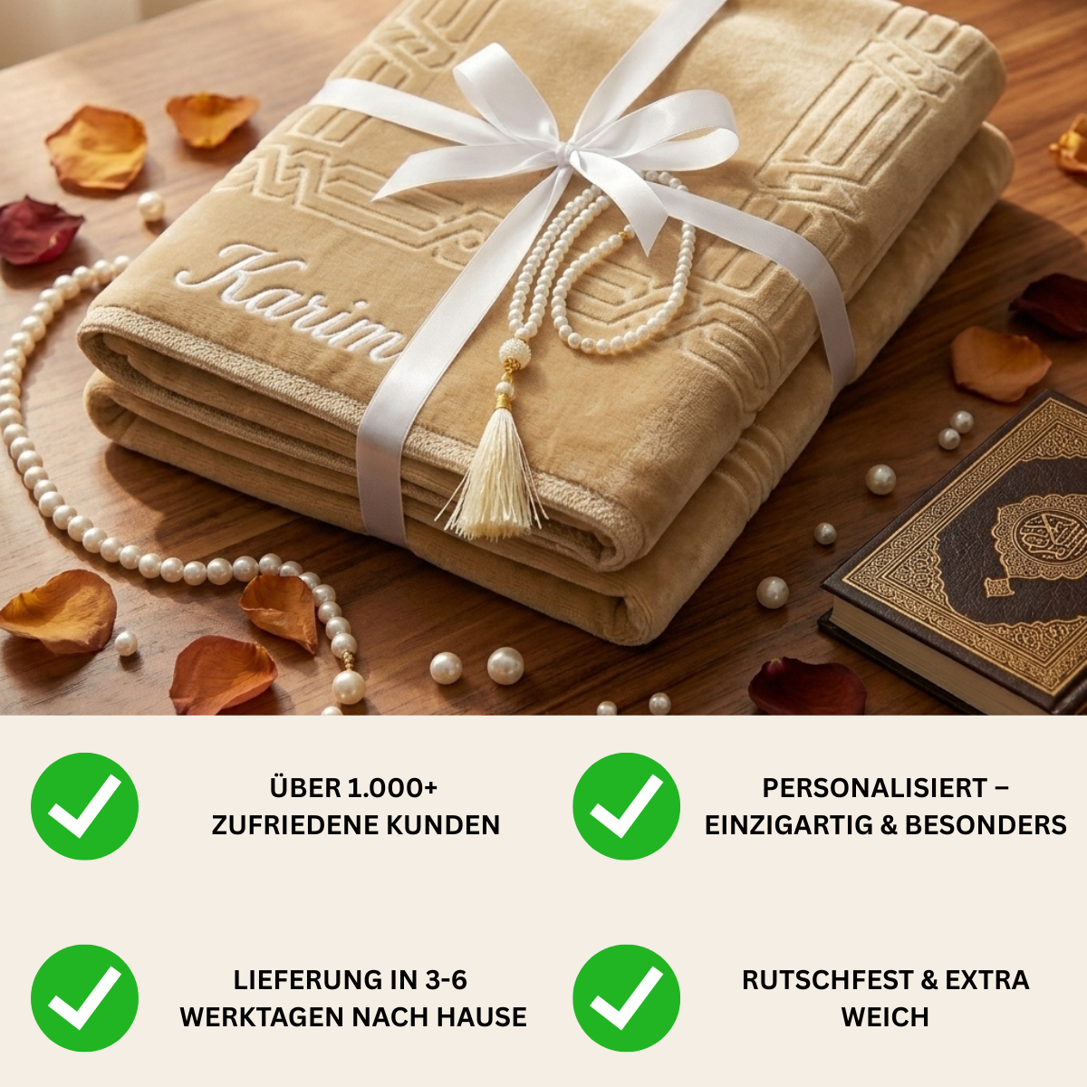 Nurayaa - Dein personalisierter Gebetsteppich